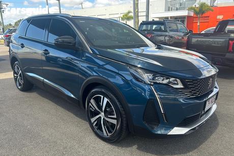 Blue 2021 Peugeot 5008 Wagon Gt 1.6 Thp
