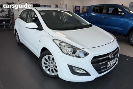 White 2016 Hyundai I30 Hatchback Active