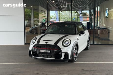 White 2023 Mini Convertible Convertible Jcw Mini Yours