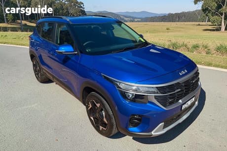Blue 2025 Kia Seltos Wagon Sport+ (Awd)