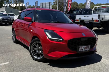 Red 2024 Suzuki Swift Hatchback Hybrid Plus