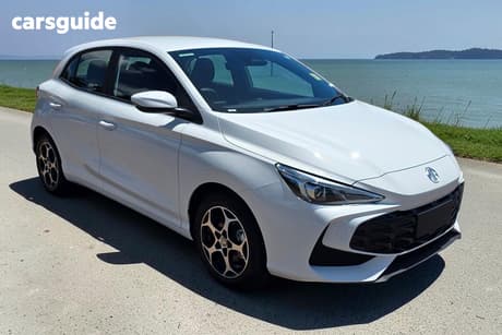 White 2026 MG MG3 Hatchback Excite Hybrid+