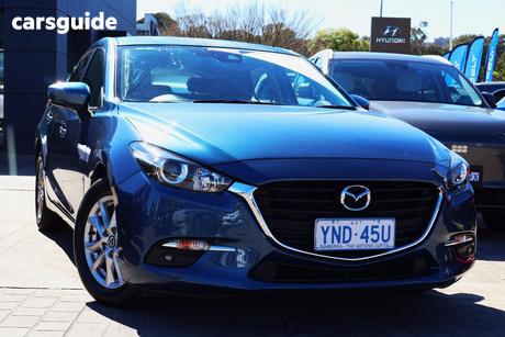 Blue 2018 Mazda 3 Hatchback Touring