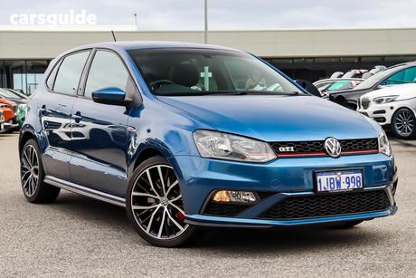 Blue 2015 Volkswagen Polo Hatchback Gti