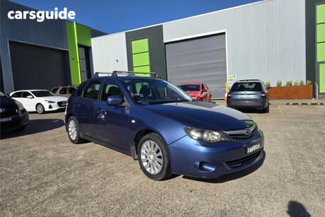Blue 2010 Subaru Impreza Hatchback R (Awd)
