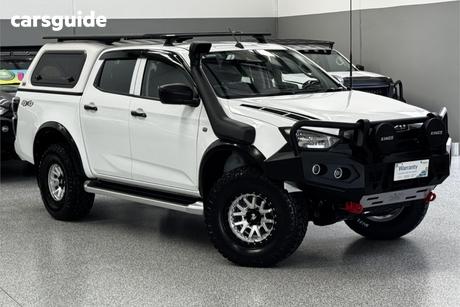 White 2022 Isuzu D-MAX Crew Cab Utility Sx (4X4)