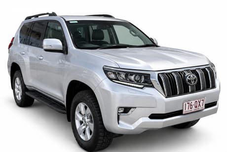 Silver 2018 Toyota Landcruiser Prado Wagon Gxl (4X4)
