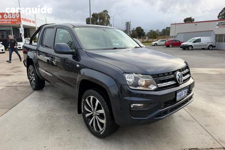 Grey 2018 Volkswagen Amarok Dual Cab Chassis Tdi420 Core Edition (4X4)