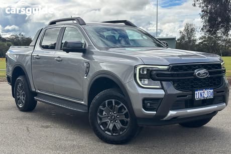 Silver 2024 Ford Ranger Double Cab Pick Up Wildtrak 3.0 (4X4)