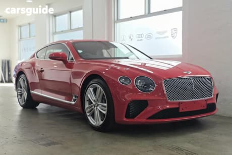 Red 2019 Bentley Continental Coupe Gt