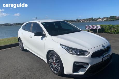 White 2019 Kia Cerato Hatchback Gt Safety Pack