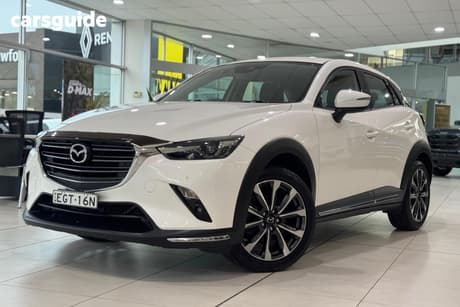 White 2019 Mazda CX-3 Wagon S Touring (Awd)