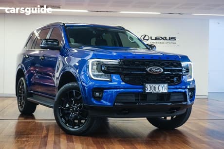 Blue 2023 Ford Everest Wagon Sport (Rwd)