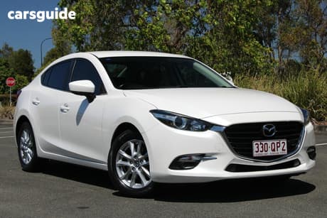 White 2017 Mazda 3 Sedan Touring