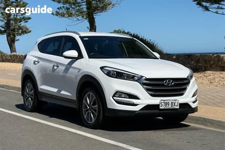 White 2018 Hyundai Tucson Wagon Trophy Limited Edition
