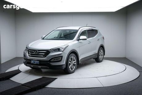 Silver 2015 Hyundai Santa FE Wagon Elite Crdi (4X4)