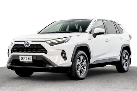 White 2021 Toyota RAV4 Wagon Gx (Awd) Hybrid