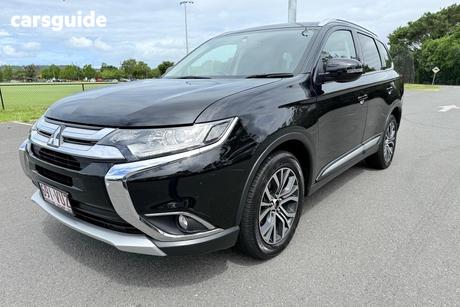 Black 2015 Mitsubishi Outlander Wagon Ls (4X4)