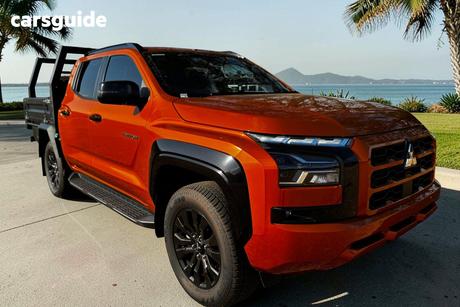 Orange 2025 Mitsubishi Triton Double Cab Chassis Gsr (4X4)