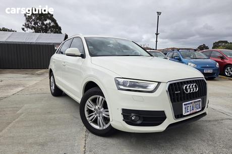 White 2013 Audi Q3 Wagon 2.0 Tdi Quattro (130Kw)