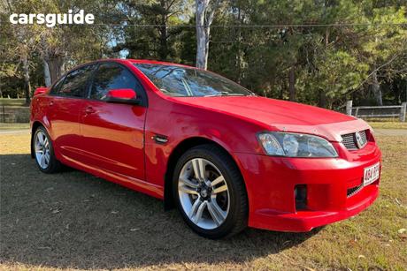 Red 2008 Holden Commodore Sedan Sv6
