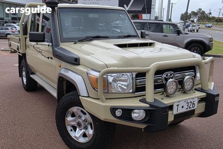 Gold 2021 Toyota Landcruiser Double Cab Chassis Gxl