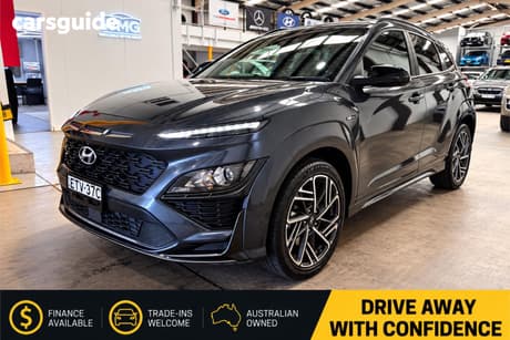 Grey 2022 Hyundai Kona Wagon N Line (Awd)