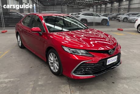 Red 2023 Toyota Camry Sedan Ascent