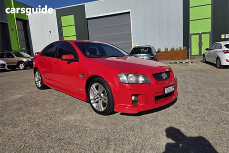 Red 2009 Holden Commodore Sedan Ss
