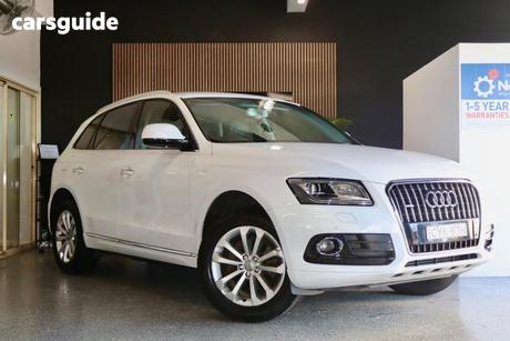 White 2015 Audi Q5 SUV TFSI