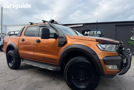 Orange 2016 Ford Ranger Dual Cab Pick-up Wildtrak 3.2 (4X4)