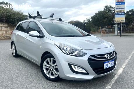 Silver 2014 Hyundai I30 Wagon Tourer Active 1.6 Gdi
