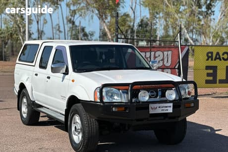 White 2006 Nissan Navara Dual Cab Pick-up St-R (4X4)