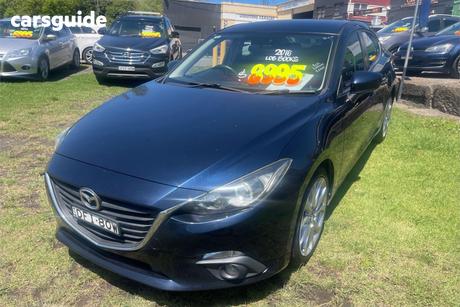 Blue 2015 Mazda 3 Sedan Sp25