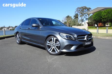 Grey 2018 Mercedes-Benz C300 Sedan