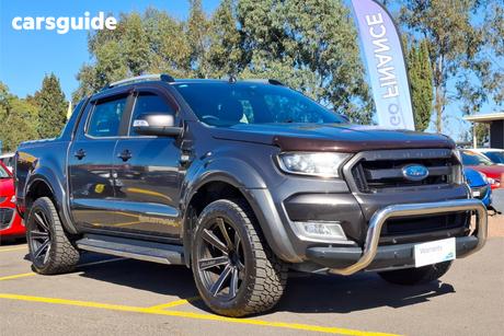 Grey 2017 Ford Ranger Dual Cab Pick-up Wildtrak 3.2 (4X4)