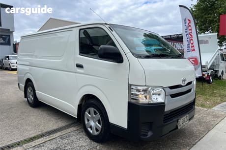 White 2016 Toyota HiAce Van Lwb