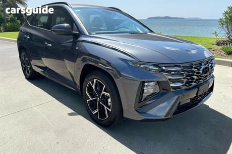 Grey 2026 Hyundai Tucson Wagon Premium N Line Hybrid (Awd)