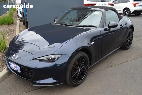 Blue 2024 Mazda MX-5 Convertible G20 Roadster