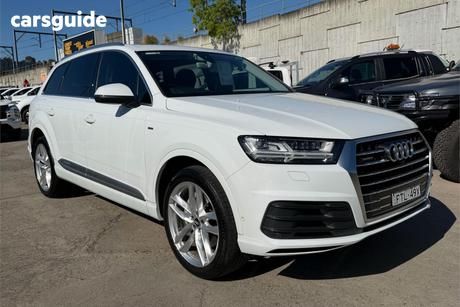 White 2016 Audi Q7 Wagon 3.0 Tdi Quattro