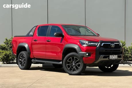 Red 2023 Toyota Hilux Double Cab Pick Up Rogue (4X4)