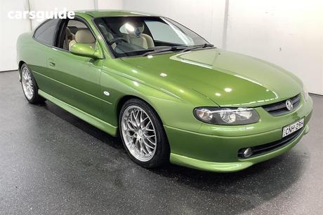 Green 2002 Holden Monaro Coupe Cv8