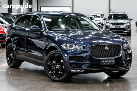 Blue 2018 Jaguar F-Pace Wagon 25T Prestige Rwd (184Kw)