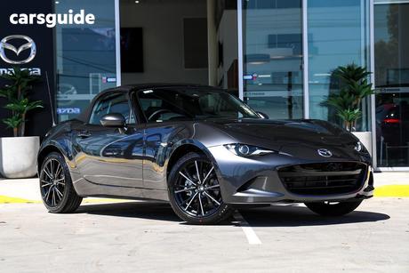 Grey 2026 Mazda MX-5 Convertible G20 Roadster Gt