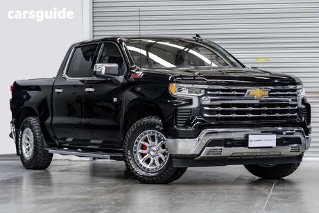 Black 2024 Chevrolet Silverado Crew Cab Pickup 1500 Ltz Premium