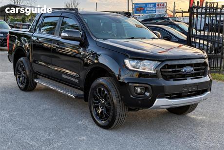 Black 2019 Ford Ranger Double Cab Pick Up Wildtrak 2.0 (4X4)