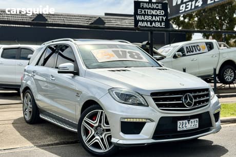 Silver 2014 Mercedes-Benz ML63 Wagon Amg (4X4)