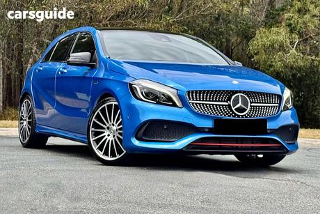 Blue 2016 Mercedes-Benz A250 Hatchback Sport