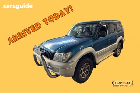 Blue 2000 Toyota Landcruiser Prado Wagon Gxl (4X4)