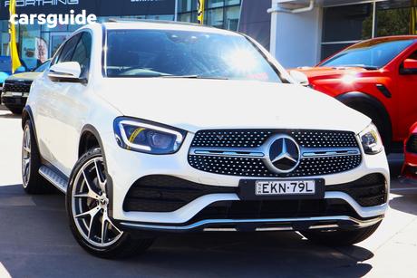 White 2020 Mercedes-Benz GLC300 Coupe 4Matic